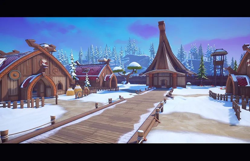 风格化的维京村 – Stylized Viking Village - 筱信日记