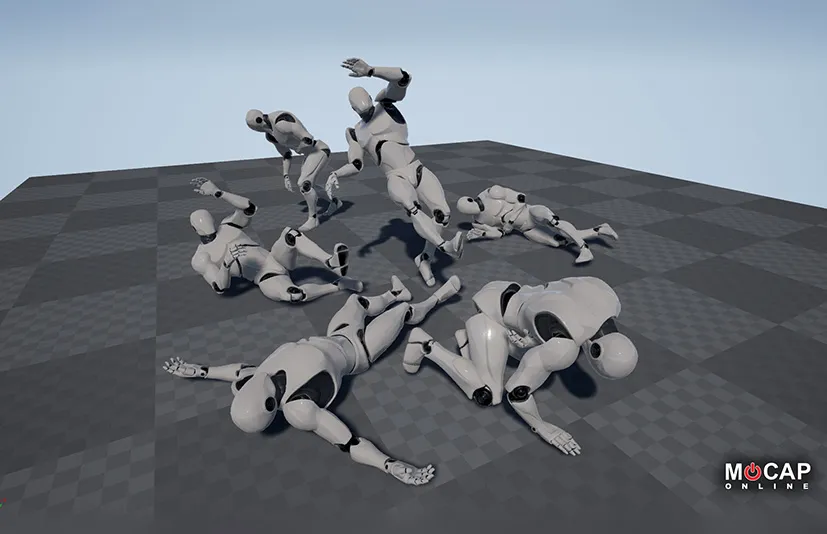 死亡动画 – 动作捕捉包 – Death Animations – MoCap Pack - 筱信日记