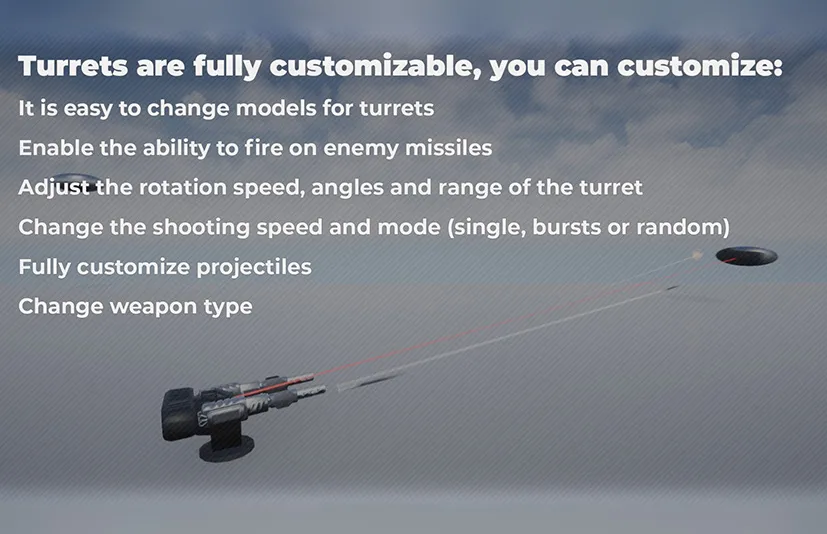 AI炮塔组件 – AI Turret Component - 筱信日记