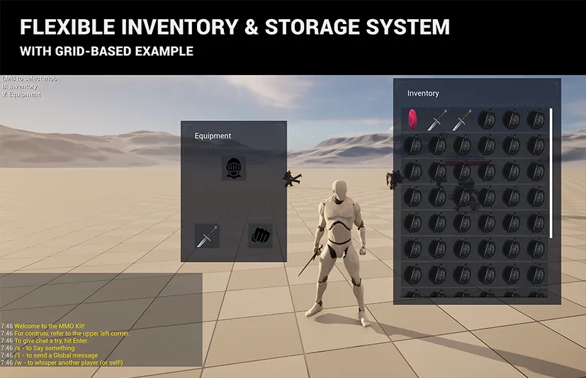 MMO游戏初学者工具包 – MMO Kit - 筱信日记