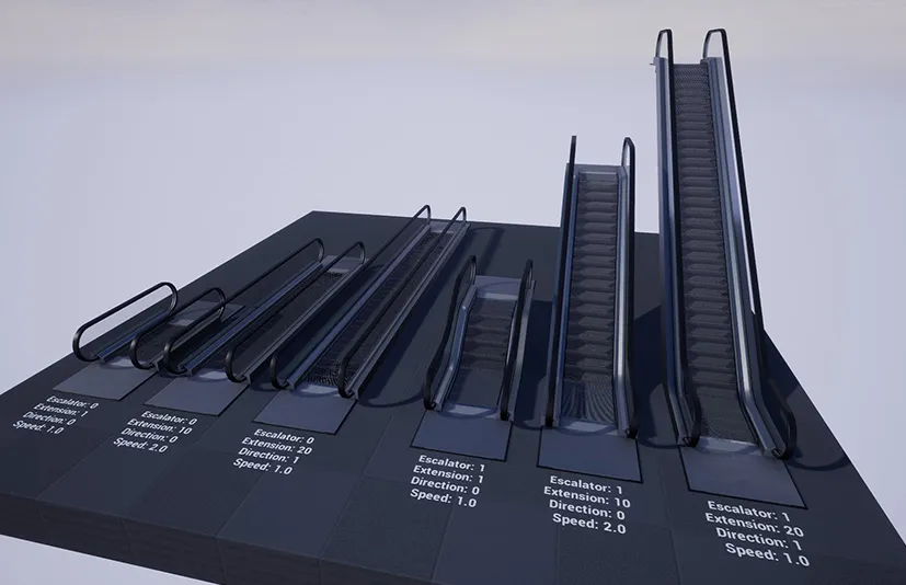 自动扶梯和自动人行道 – Procedural Escalator & Travelator - 筱信日记
