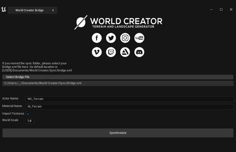 WorldCreator桥接UE插件 – WorldCreator for UE Bridge - 筱信日记