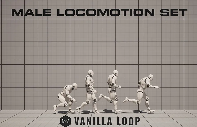 综合动态动画包 – Male Locomotion Set - 筱信日记