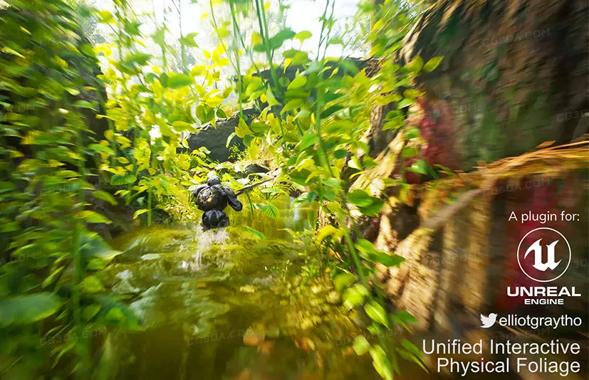 植物交互碰撞插件-UIPF – Unified Interactive Physical Foliage - 筱信日记