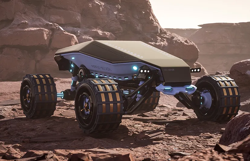 可驾驶火星漫游车 – Driveable Mars Rover - 筱信日记