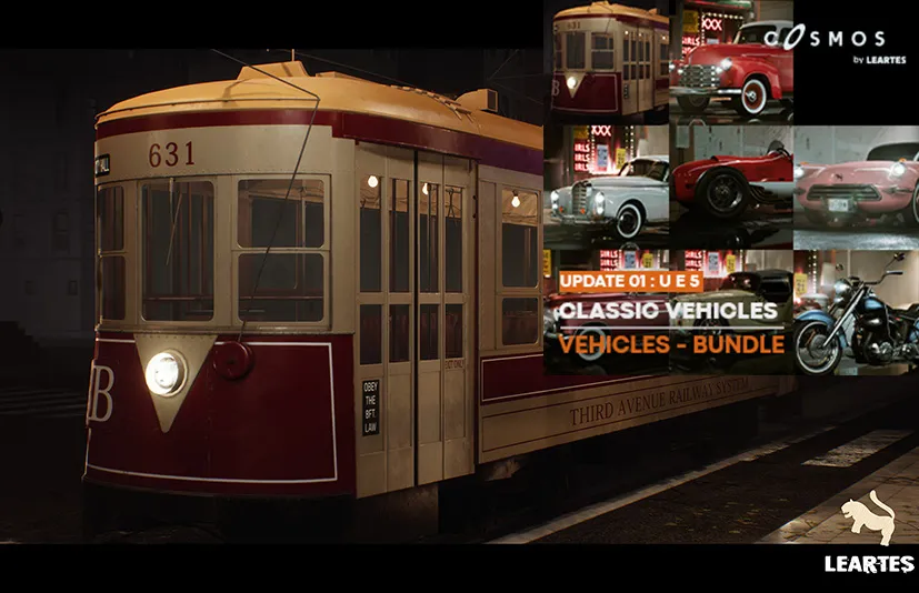 经典车辆组合包 – Classic Vehicles Bundle / Driveable / Functional ( Set of 8 Vehicles ) - 筱信日记
